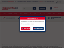 Tablet Screenshot of norgessigaretten.com